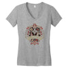 gamer's crest Women's V-Neck T-Shirt