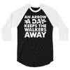 an arrow a day zombie dary 3/4 Sleeve Shirt