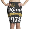 kings are born in 1978 Pencil Skirts