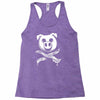 pig bacon cross bones pirate Racerback Tank