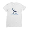 dolphin rider Ladies Fitted T-Shirt