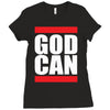 god can Ladies Fitted T-Shirt