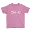 ctrl+c Youth Tee