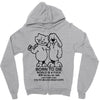 born to die, world a fuck Zipper Hoodie