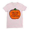 great pumpkin Ladies Fitted T-Shirt