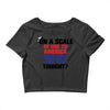 on a scale of one to america how free are you tonight Crop Top
