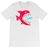 monster fish eats diver T-Shirt
