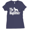 the dogfather boxer white Ladies Fitted T-Shirt