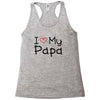 I Love My Papa Racerback Tank