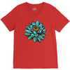 lotus flower V-Neck Tee
