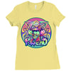 psycho cat Ladies Fitted T-Shirt