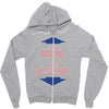 the man   the legend funny Zipper Hoodie