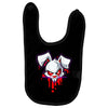 vampire bunny dark Baby Bibs