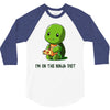ninja diet (green) 3/4 Sleeve Shirt