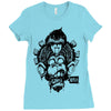 monkey brain out Ladies Fitted T-Shirt