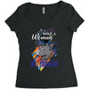 who loves rotweiller Women's Triblend Scoop T-shirt