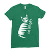 cat stripes Ladies Fitted T-Shirt