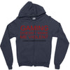 gaming doesn't make me violent Zipper Hoodie