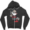 freddy krueger cartoon ideal birthday present or gift Zipper Hoodie
