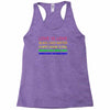 love is love, black lives matter, climate change is real, immigrants m Racerback Tank
