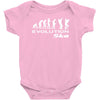 evolution of ska funny Baby Bodysuit