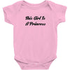 A PRINCESS Baby Bodysuit