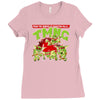 no pizza after midnight! Ladies Fitted T-Shirt