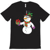 smiling snowman holding out christmas T-Shirt