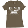 folsom state prison Ladies Fitted T-Shirt