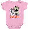 This Girl Loves Her Golden Baby Onesie
