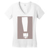 exclamation box Women's V-Neck T-Shirt