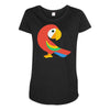 brids red Maternity Scoop Neck T-shirt