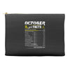 October Girl Facts Scorpio Accessory Pouches