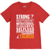 Strong Independent Motivated Taurus V-Neck Tee