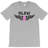 angel wing believe breast cancer T-Shirt