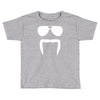 aviator sunglasses horseshoe fu manchu biker mustache Toddler T-shirt