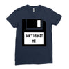 Don't Forget Me Disk Ladies Fitted T-Shirt