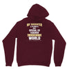 my daughter is the world's best special ed teacher. cool gift for mom Unisex Hoodie