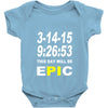 pi day 2015 pie math Baby Onesie