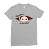 July Peeking Out Baby Boy in Spanish Ladies Fitted T-Shirt