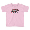 Floral Baby Bear Toddler T-shirt