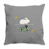 run away! run away! Throw Pillow