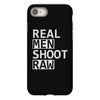 real men shoot raw iPhone 8