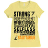 Strong Independent Motivated Sagittarius Ladies Fitted T-Shirt