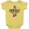 jet chemtrails red &amp; grey logo Baby Bodysuit