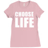 choose life wham retro 80s Ladies Fitted T-Shirt