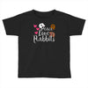 peace love rabbits Toddler T-shirt