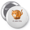 if it fits i sits Pin-back button