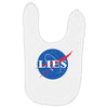 lies nasa logo Baby Bibs