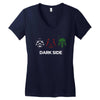 Dark Side Women's V-Neck T-Shirt